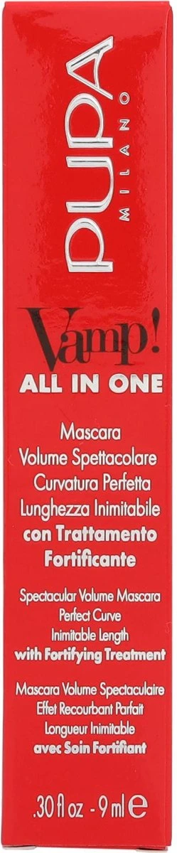 Pupa Milano Vamp! All In One Mascara - 101 Extra Black - Afbeelding 3