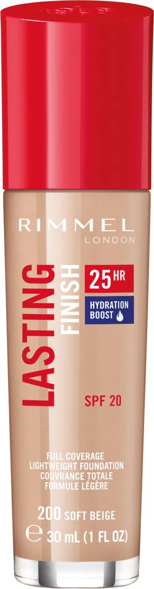 Rimmel London Lasting Finish Foundation - 200 Soft Beige - Afbeelding 15