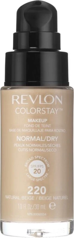 Revlon Colorstay Makeup Foundation SPF 20 - 220 Natural Beige - 30 Ml - Foundation