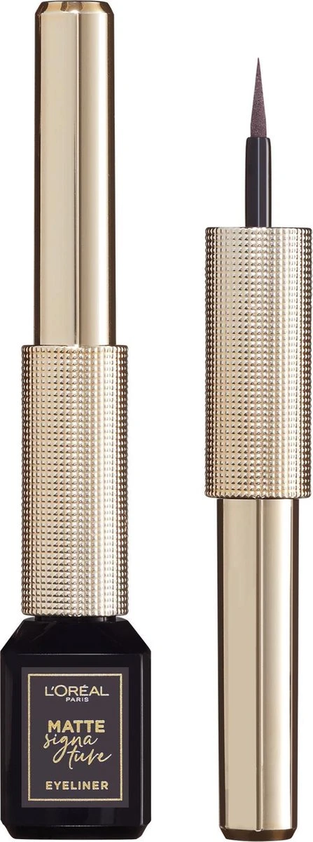 L'Oréal Paris Matte Signature Eyeliner Van Superliner – Matte Liquid Eyeliner – Waterproof - 06 Greige Signature – Grijs - Afbeelding 9