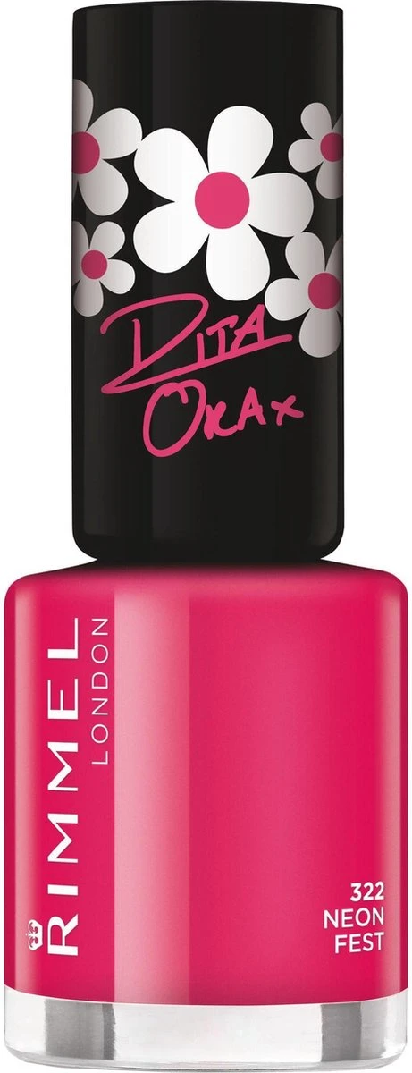 Rimmel London 60 Seconds Supershine Rita Ora Collection Nagellak - 322 Neon Fest