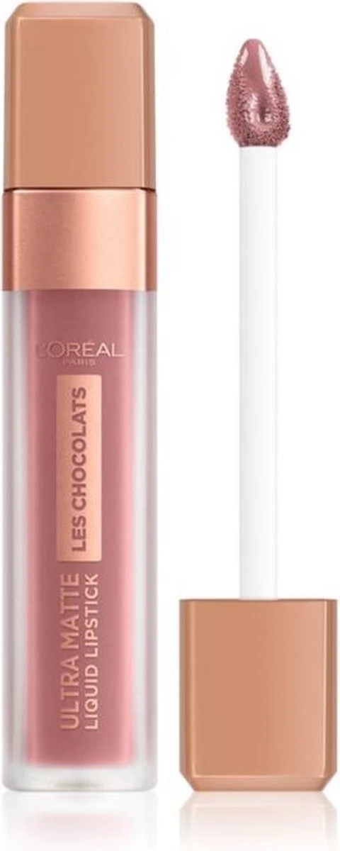 L’Oréal Paris Make-Up Designer Les Chocolats Lipstick - 842 Candy Man - Paars - Ultra Matte Lippenstift Met Chocoladegeur - 7,6 Ml - Afbeelding 14