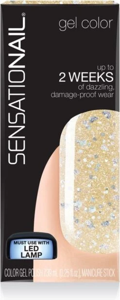 SensatioNail Gel Polish Silver Seduction - Gel Nagellak - Zilver