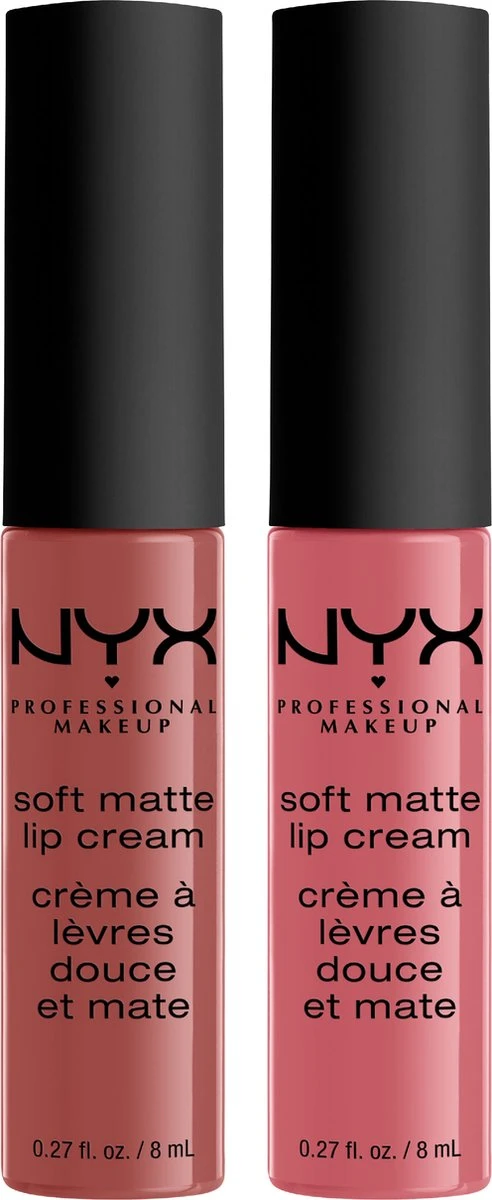 NYX Professional Makeup - Holidays 2022 Mrs Claus - Soft Matte Lip Cream Duo 02 - Roze - Afbeelding 2