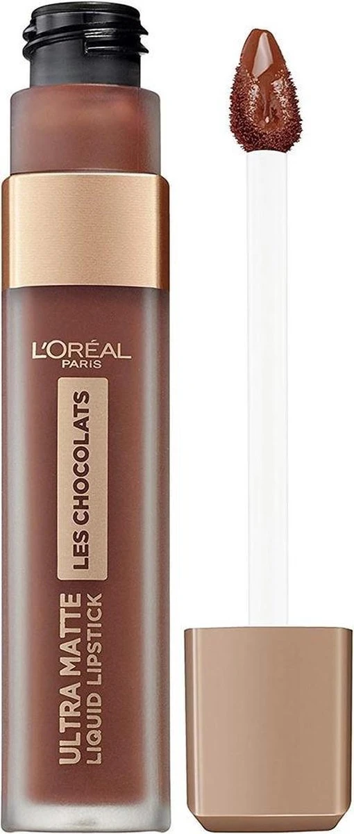 L’Oréal Paris Make-Up Designer Les Chocolats Lipstick - 842 Candy Man - Paars - Ultra Matte Lippenstift Met Chocoladegeur - 7,6 Ml - Afbeelding 10