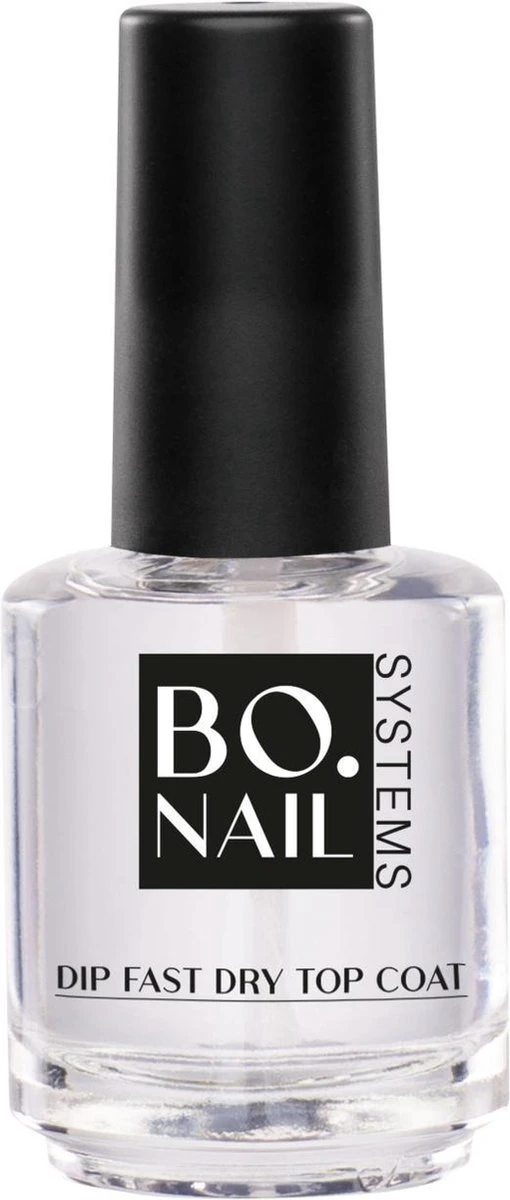 BO.NAIL BO.NAIL Dip Fast Dry Top Coat (15ml) - 25 Gram - Dip Poeder Nagels - Dipping Powder Gel - Afbeelding 2