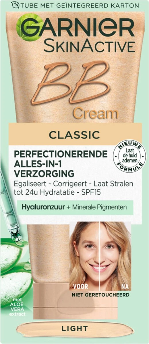 Garnier Face SkinActive - BB Cream Classic Light 5-in-1 Dagverzorging - 2x 50 Ml - Afbeelding 7