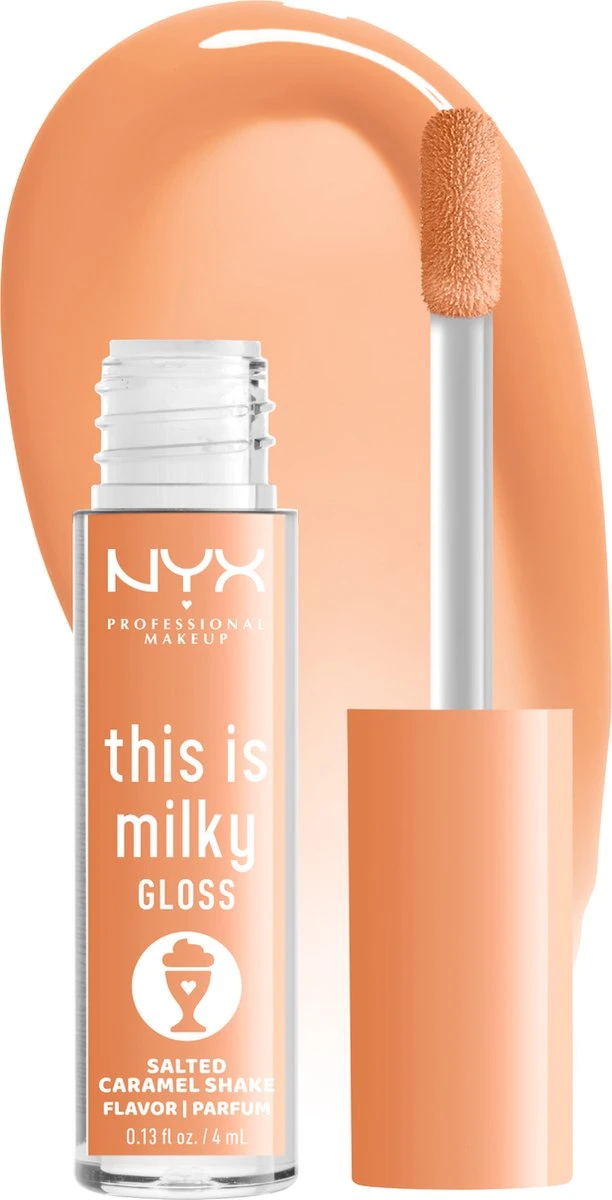 NYX Professional Makeup This Is Milky Gloss - TIMG18 Salted Caramel Shake - Lipgloss - 4 Ml - Afbeelding 2