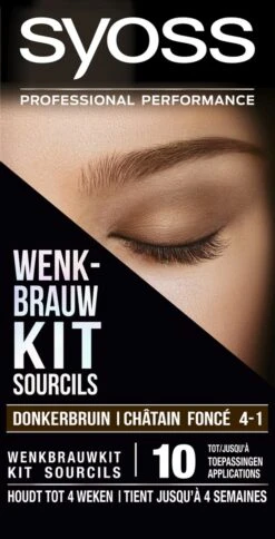 SYOSS Wenkbrauwverf 4-1 Donkerbruin - 1 Stuk
