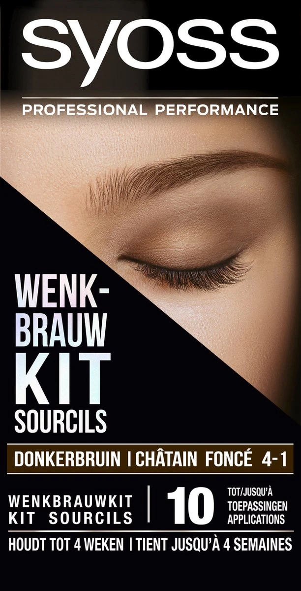 SYOSS Wenkbrauwverf 4-1 Donkerbruin - 1 Stuk