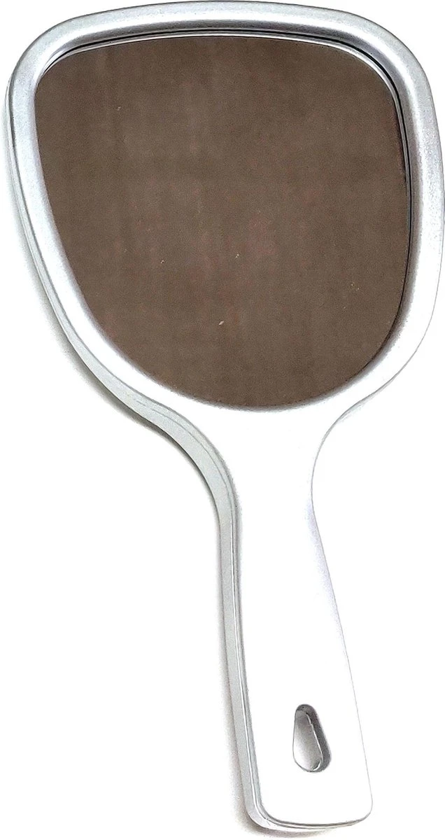 Handspiegel Trio - Spiegel Ø 13,5 Cm - 1X 3X & 5X Vergrotend - Zilver - Afmeting: 25 X 13,3 Cm.