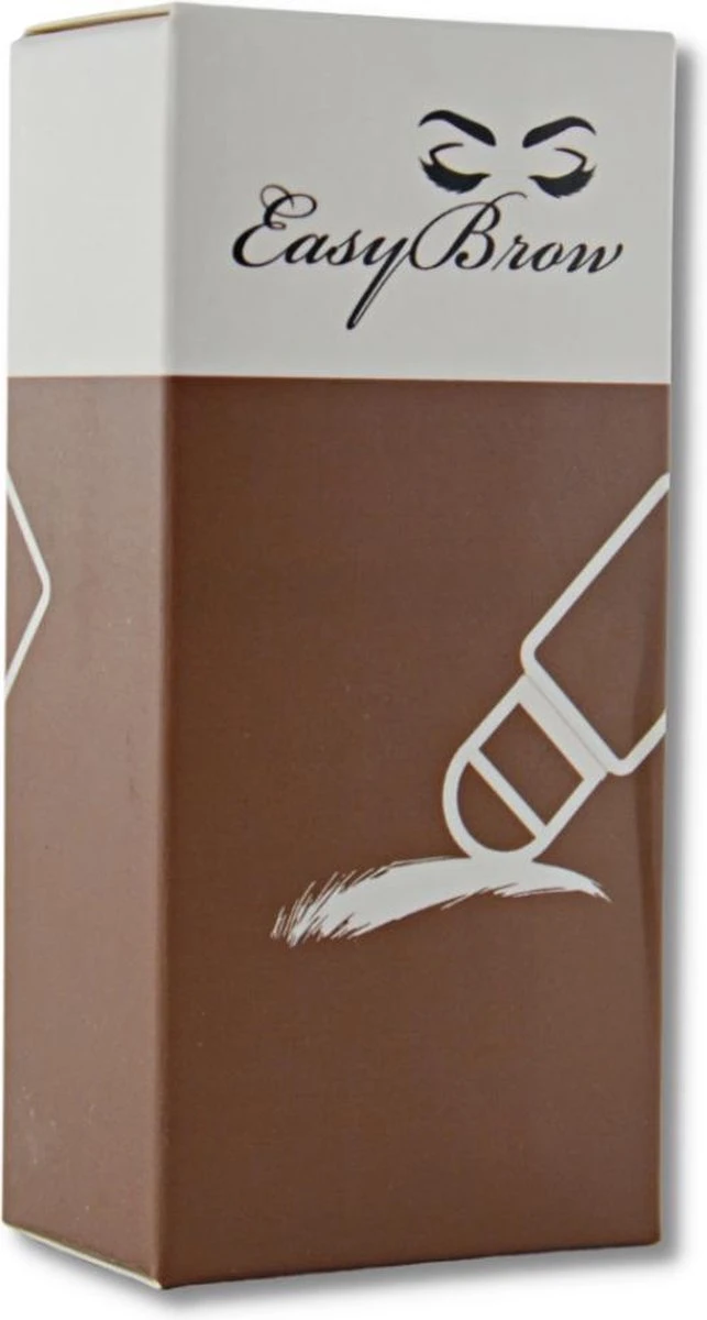 EasyBrow Wenkbrauw Kit Donkerbruin - Wenkbrauw Sjabloon 24 Stuks - Wenkbrauw Stempel - Wenkbrauw Poeder - Eyebrow Stamp - Brow Lift - Afbeelding 3