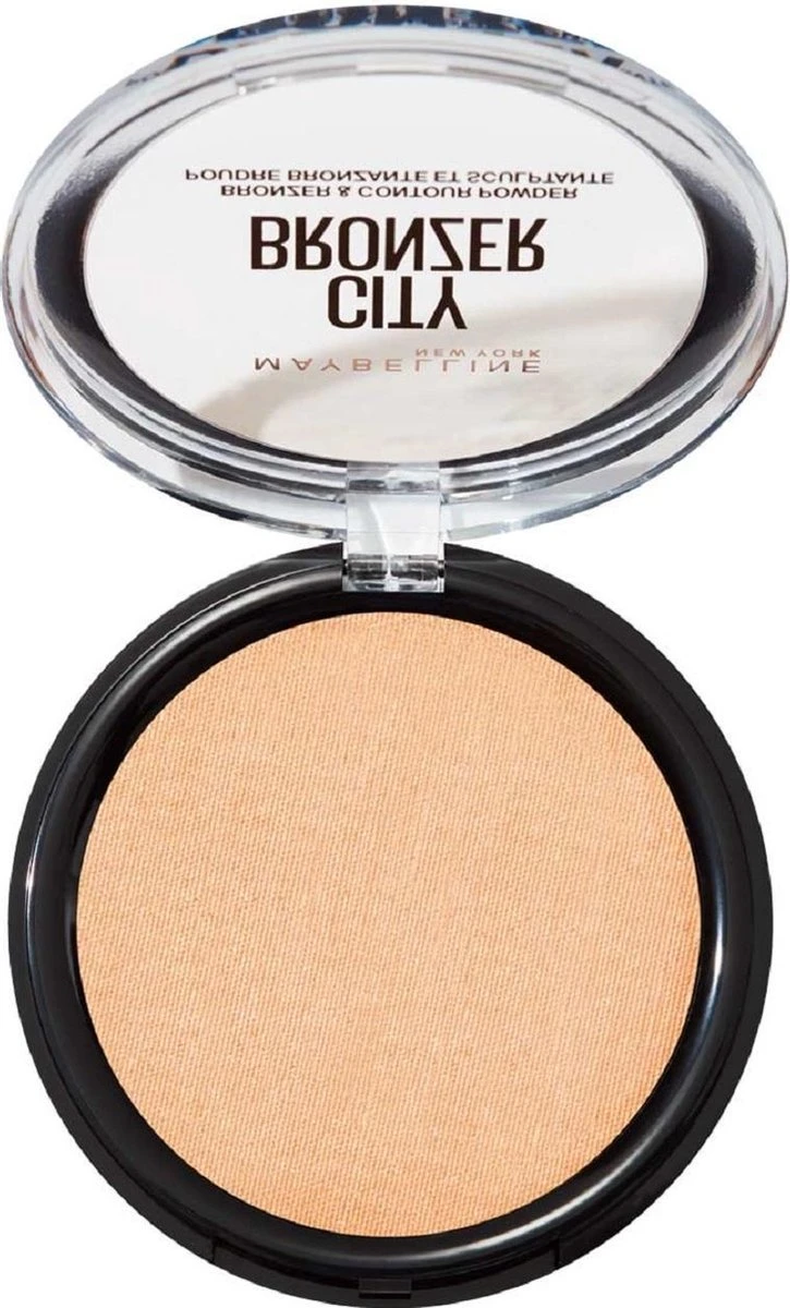 Maybelline City Bronzer Bronzer & Countour Powder - 100 Light Cool - Bronzing En Contouring Poeder - 51,4 Gr. - Afbeelding 2