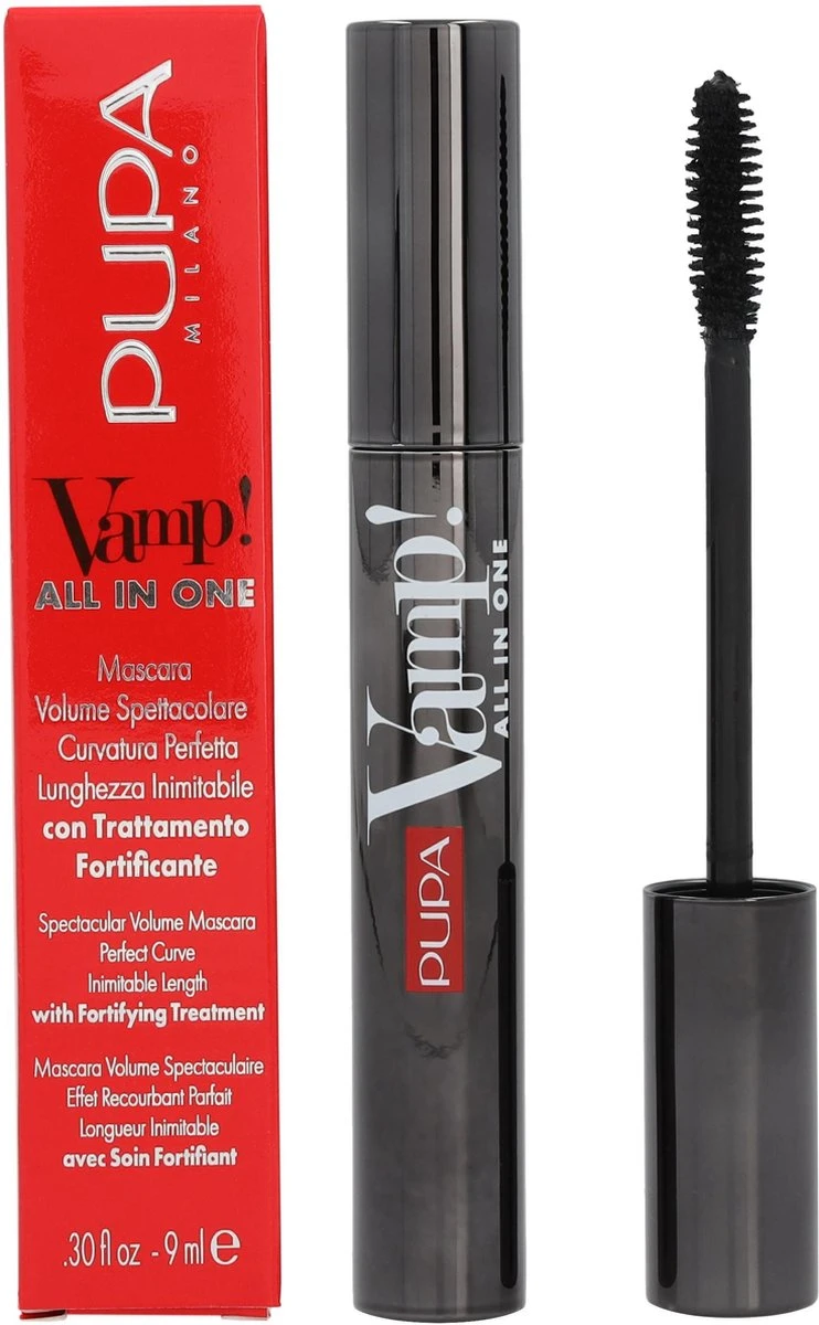 Pupa Milano Vamp! All In One Mascara - 101 Extra Black - Afbeelding 5