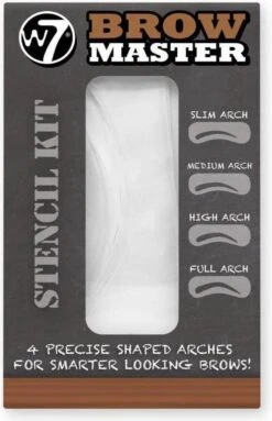 W7 Brow Master Stencil Kit - Wenkbrauw Stencils