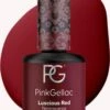 Pink Gellac - Luscious Red - Gellak - Rood - 15 Ml