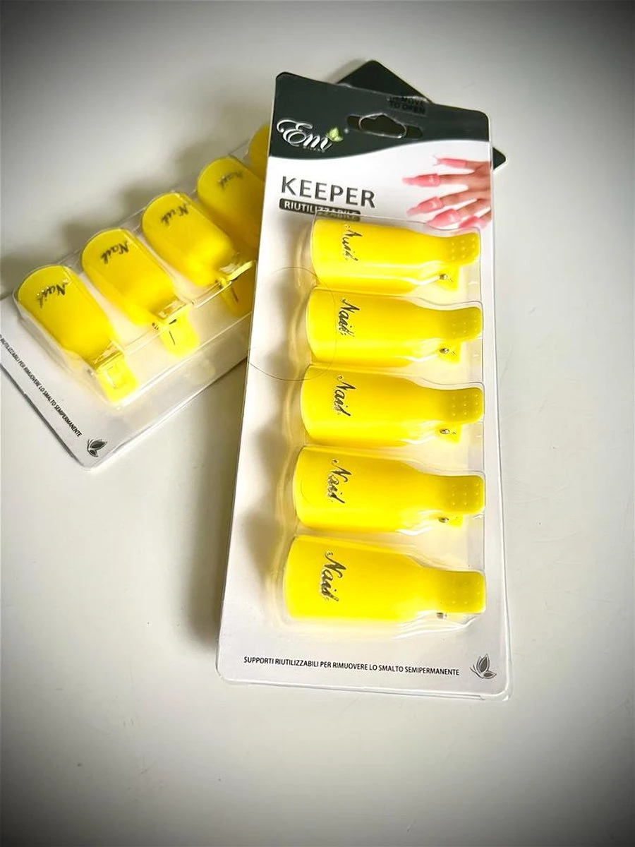 Nagellak Remover Clips | Nagelclips | 10 Stuks | Alles Kleuren - Afbeelding 6