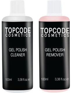 TOPCODE Cosmetics Gellak Remover & Cleaner- 100ml - #MCRM03- Roze Voor Het Veilig Verwijderen Van Gellak