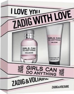 Zadig & Voltaire Girls Can Do Anything Giftset - 30 Ml Eau De Parfum + 75 Ml Bodylotion - Geurengeschenkset