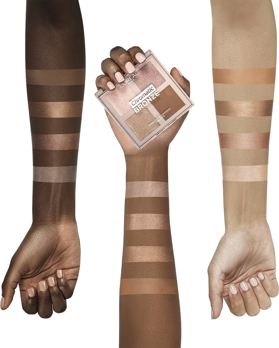 L'Oréal Paris Chromatic Bronze Highlighting & Contour Palette - Afbeelding 6