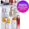 LuZana Make-Up Organizer - Beauty Organizer Voor Make Up - 360° Roterend - Opbergbox - Opbergdoos Cosmetica - Sieradendoos - Nagellak - Lippenstift - Transparant - Cadeautje Voor Vrouw