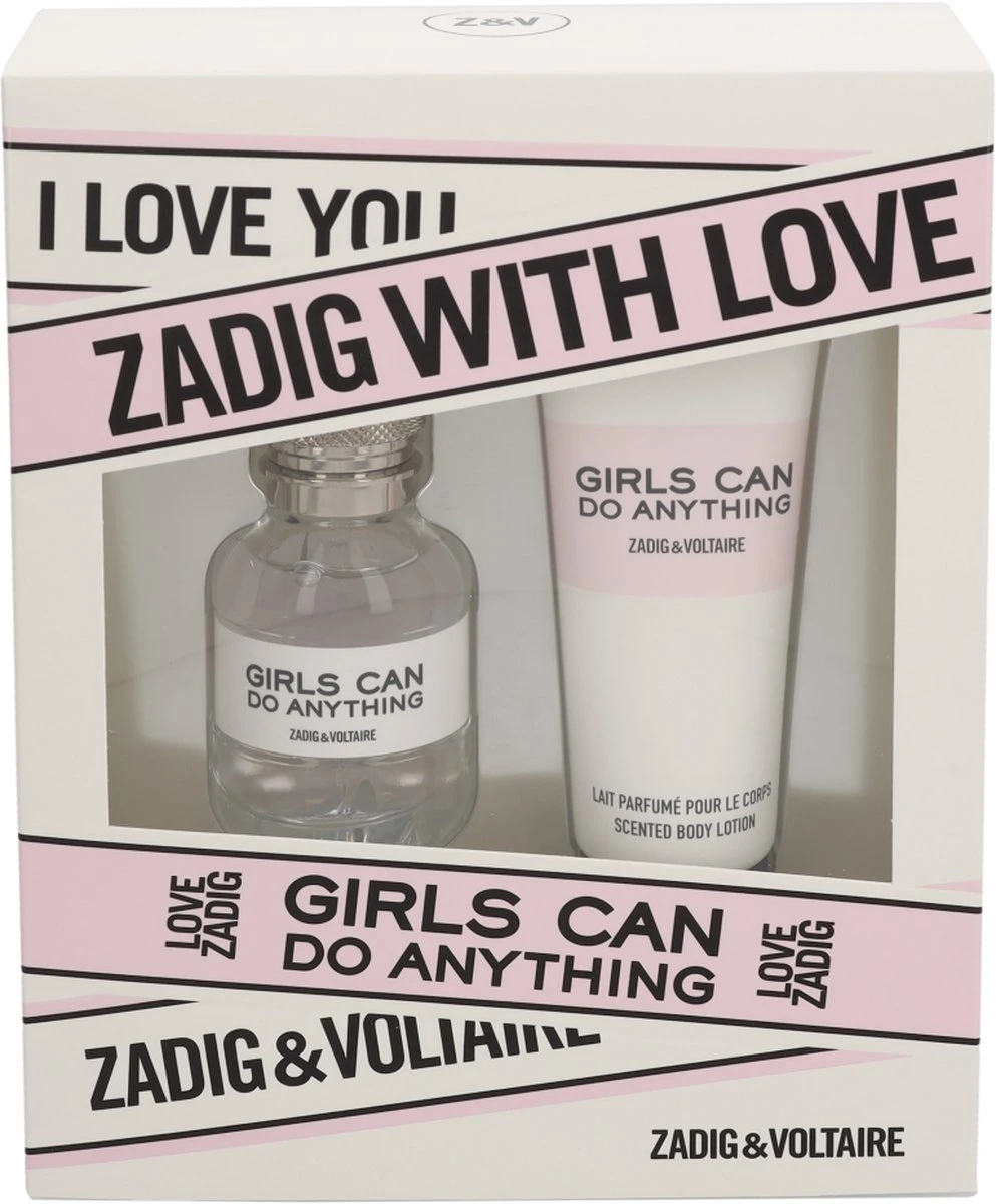 Zadig & Voltaire Girls Can Do Anything Giftset - 30 Ml Eau De Parfum + 75 Ml Bodylotion - Geurengeschenkset - Afbeelding 3